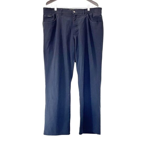 Alberto Ceramica Black "Tom" Wrinkle Resistant Comfort Fit Dress Pants - Picture 1 of 8